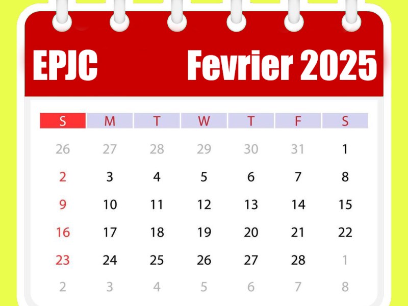 Chronogramme des activités du mois de février&nbsp;2025